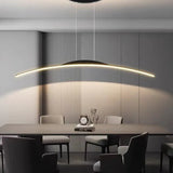 Arched Curve Minimalist Dining Room Pendant Light