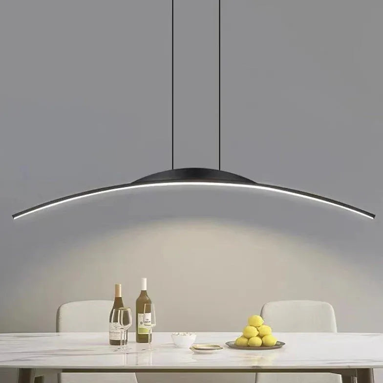 Arched Curve Minimalist Dining Room Pendant Light