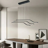 Three-Line Zigzag Design Minimalist Pendant Light