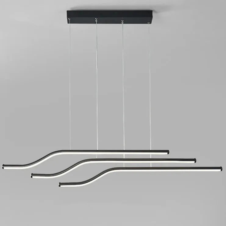 Three-Line Zigzag Design Minimalist Pendant Light