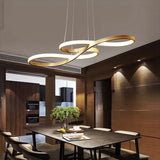 circular ring modern Dining Room pendant light