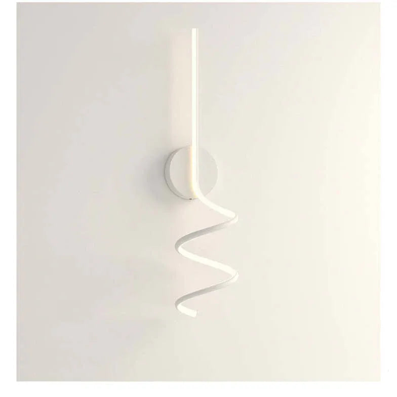 Spiral Led Modern Bedroom Wall Lights