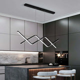 Geometric Strips Kitchen Pendant Light