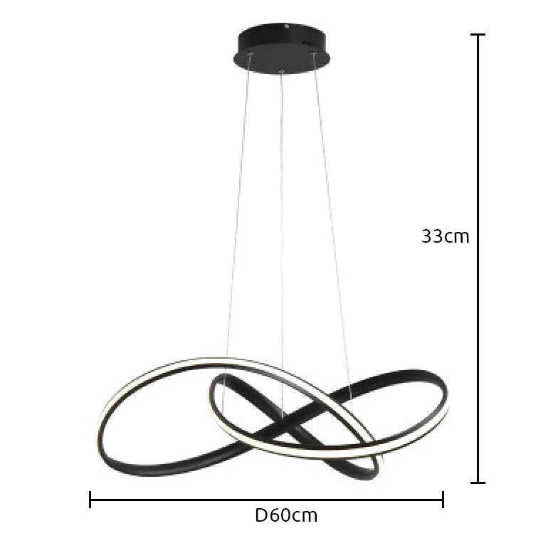 Irregular Curved Minimalist Pendant Light