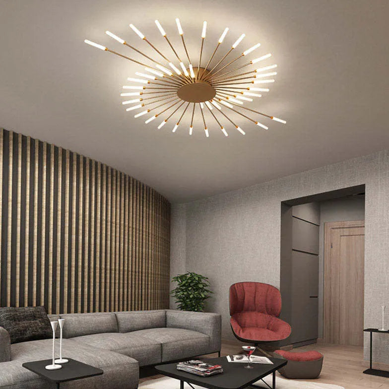 Firework Modern LED Flush Mount Ceiling Light