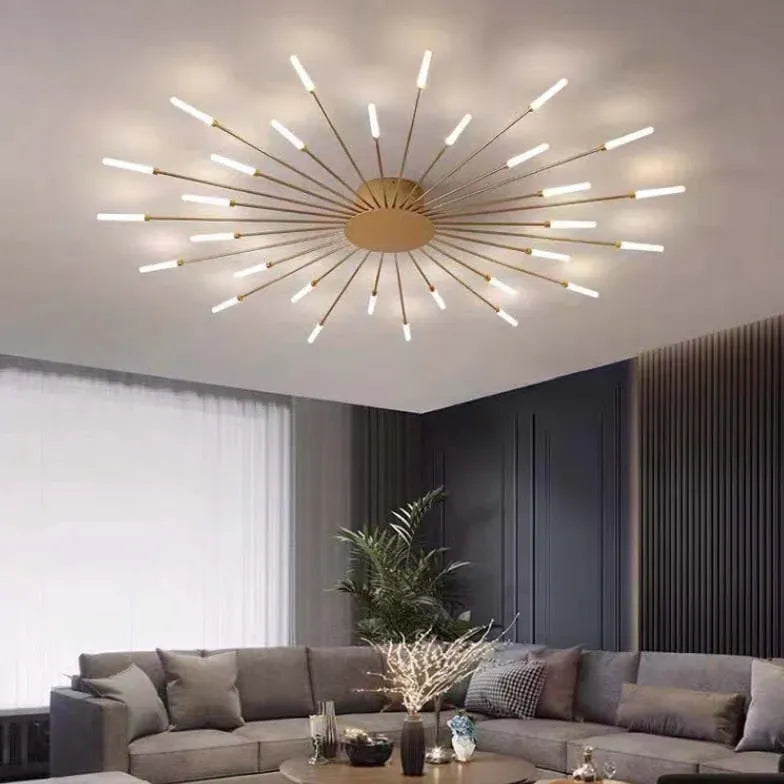 Firework Modern LED Flush Mount Ceiling Light