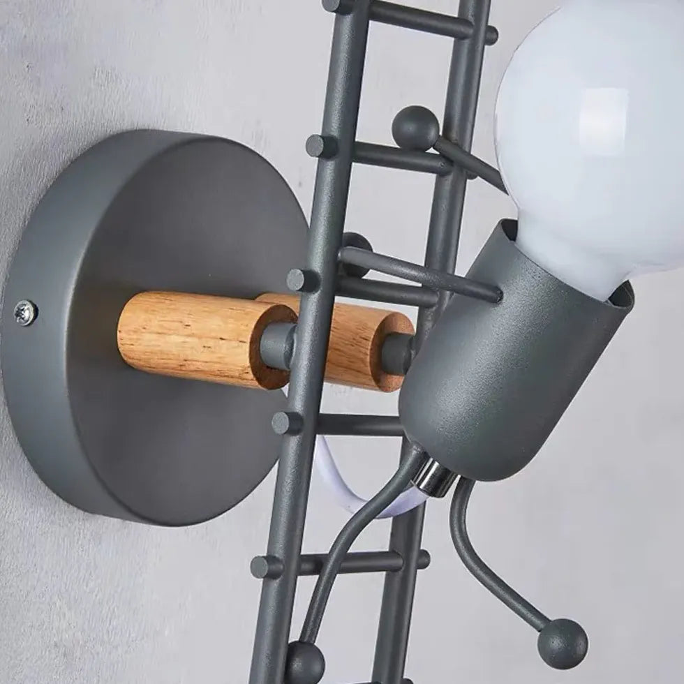 Creative Climbing Man Industrial Wall Lights