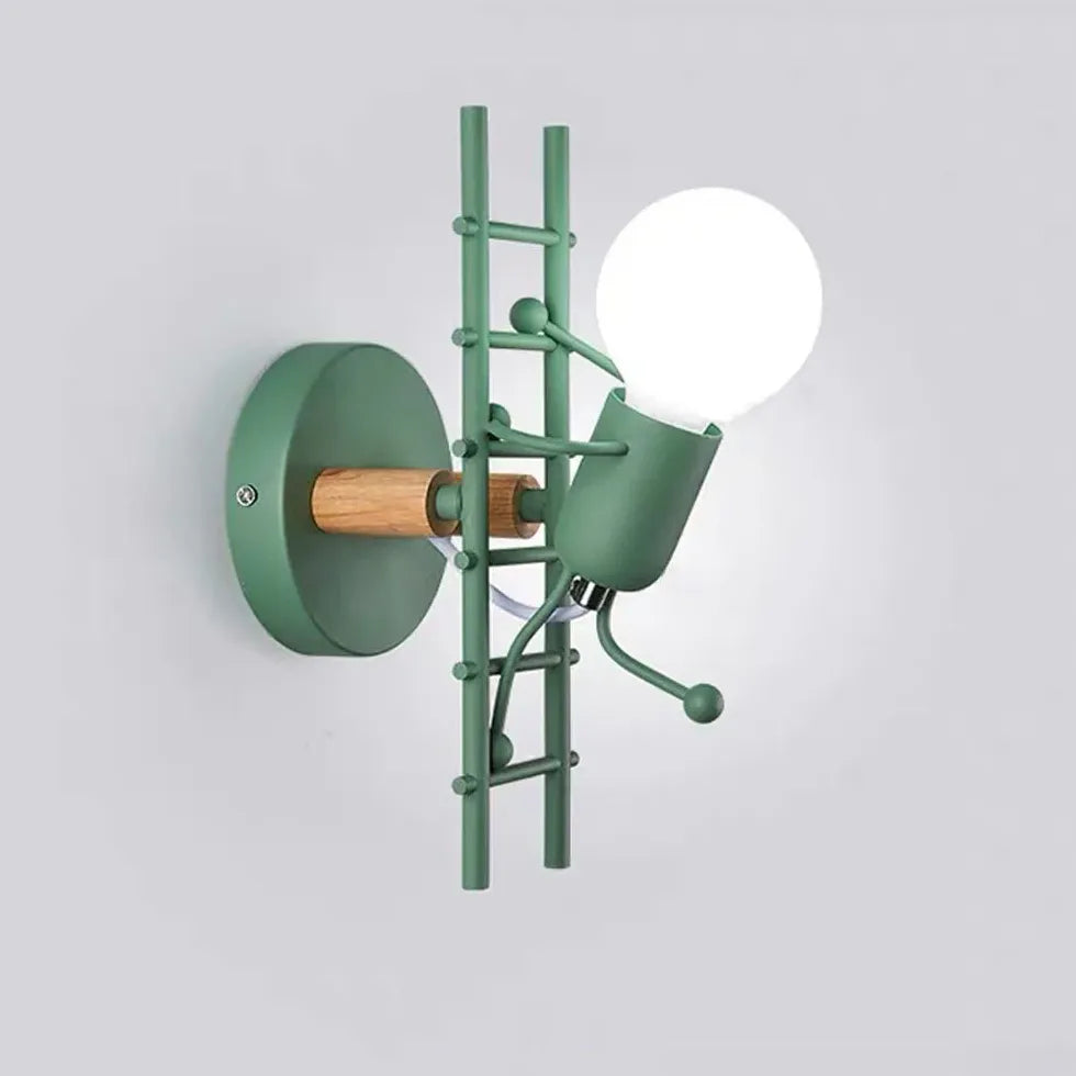 Creative Climbing Man Industrial Wall Lights