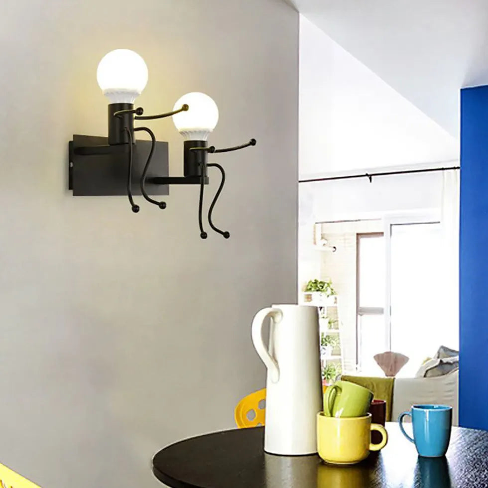 Creative Little Man Modern Wall Lights