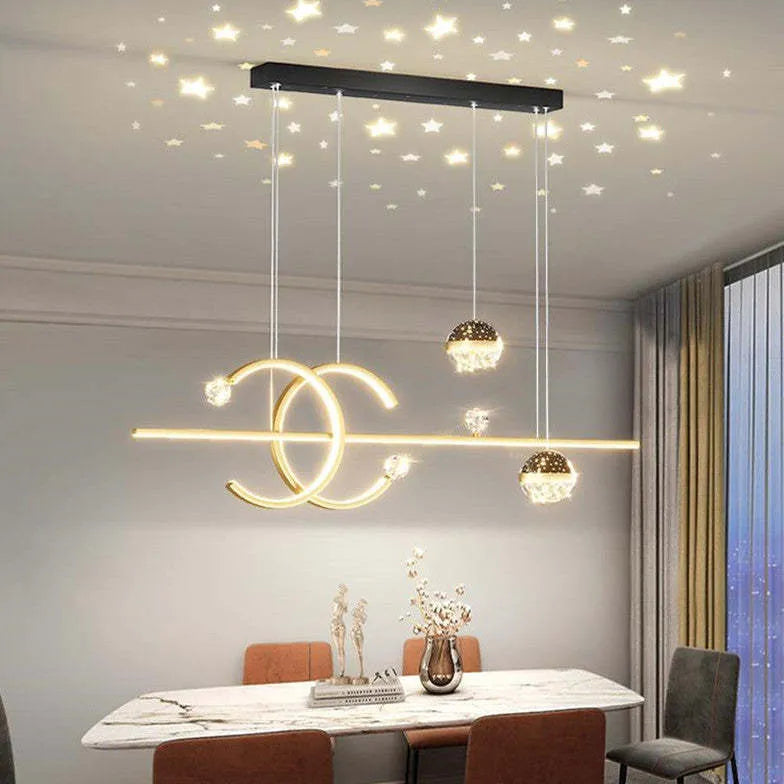 Projection Starry Sky LED Pendant Light