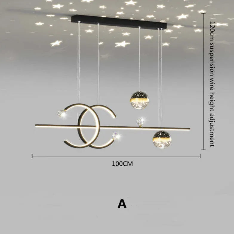 Projection Starry Sky LED Pendant Light