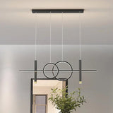 Circular Lines Dining Room LED Pendant Light