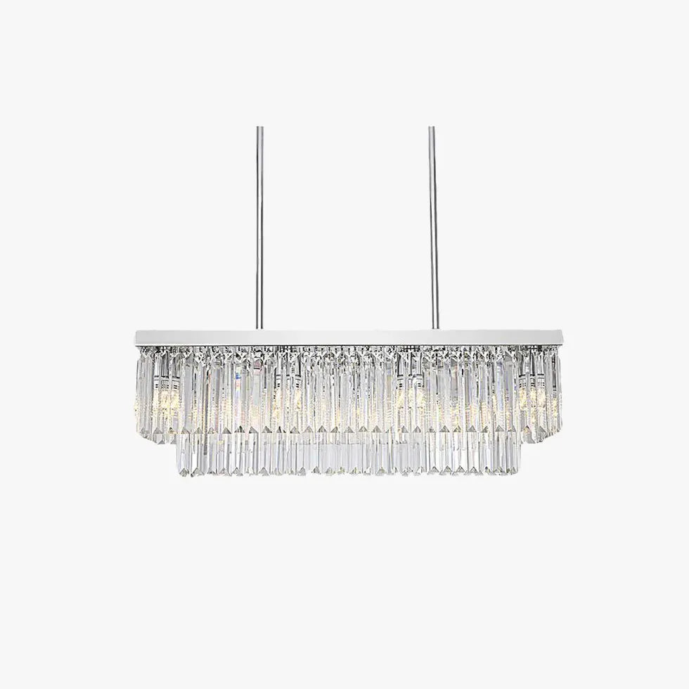 Luxury Strip Crystal Dining Room Pendant Light