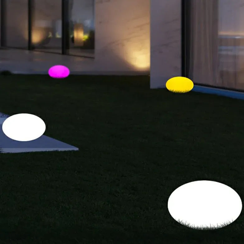 Oval RGB Portable Ground Outdoor Lights