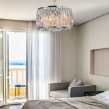 Unique Round Modern Crystal Bedroom Chandelier