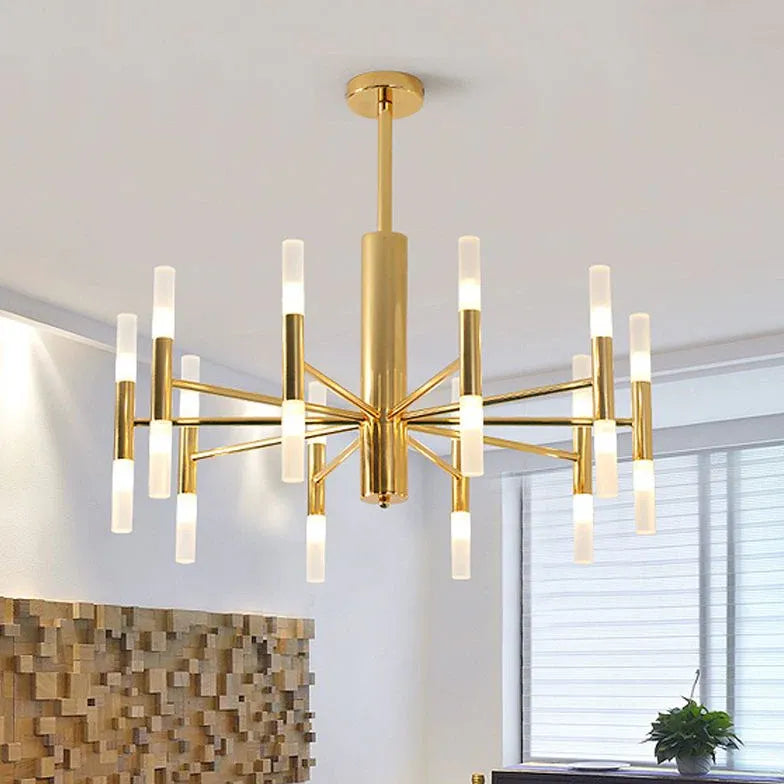 gold Modern Metal bedroom chandelier