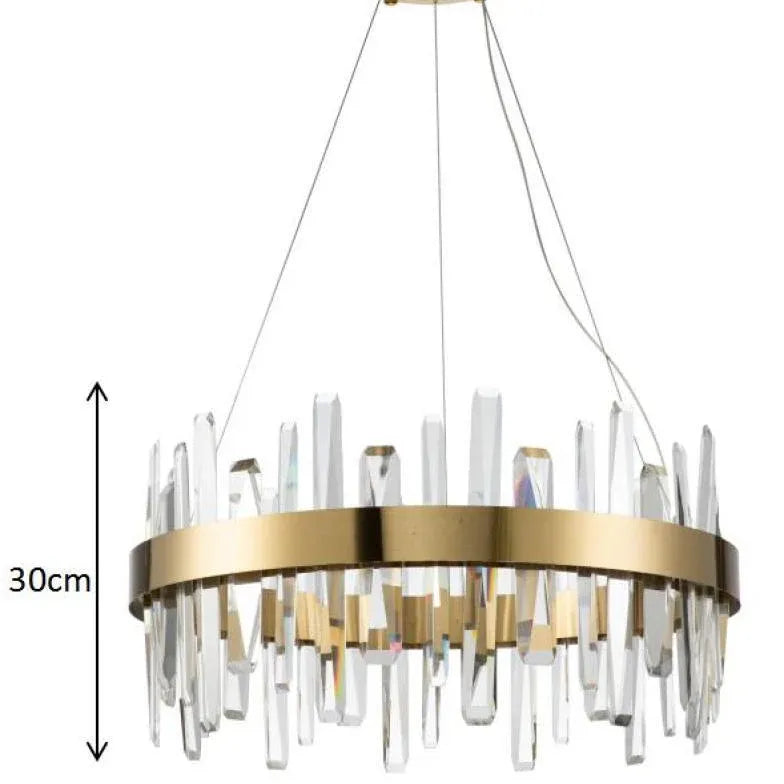 Crystal Bar LED Modern Pendant Light