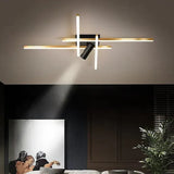 Crossing Lines LED Modern Flush Ceiling Lights