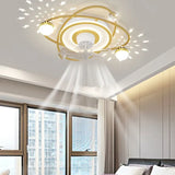 Planetary Orbits Modern Ceiling Fan With Light