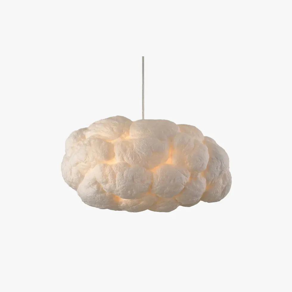 Cotton Ball Modern White Pendant Light