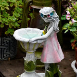 Pink Fairy Girl Garden Outdoor Lights