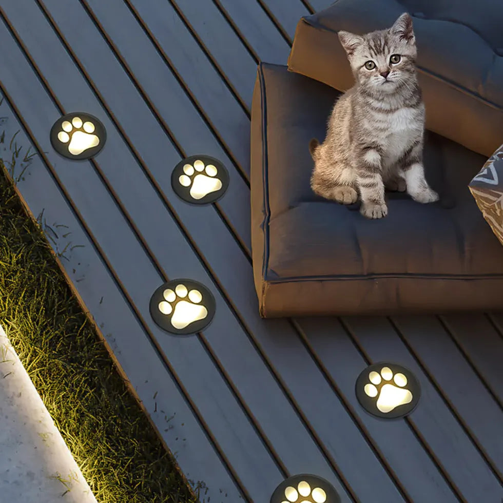 Cat Paw Garden Ground Outdoor Lights