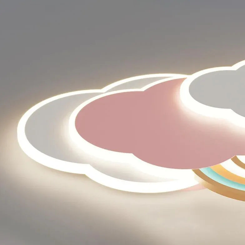 Rainbow Cloud Bedroom LED Flush Ceiling Lights