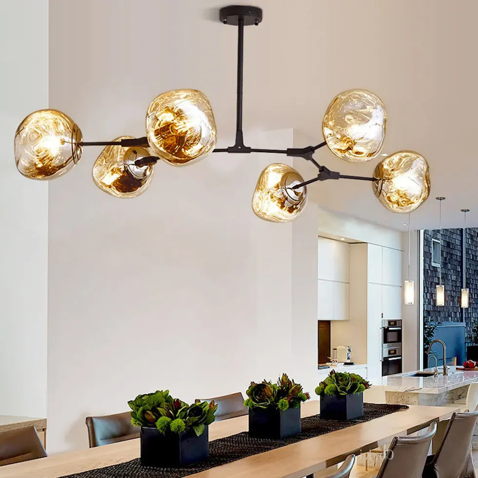 Irregular Bubble Shape Modern Living  Room Pendant Light