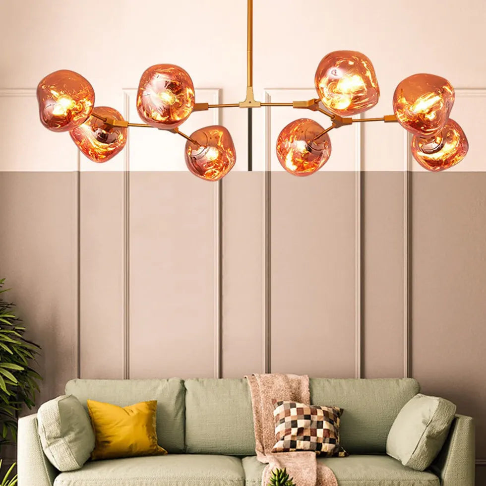 Irregular Bubble Shape Modern Living  Room Pendant Light