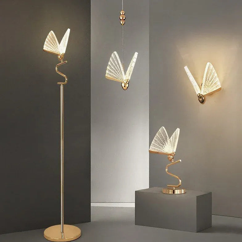 Elegant Wing Decorative Art Floor Lamp