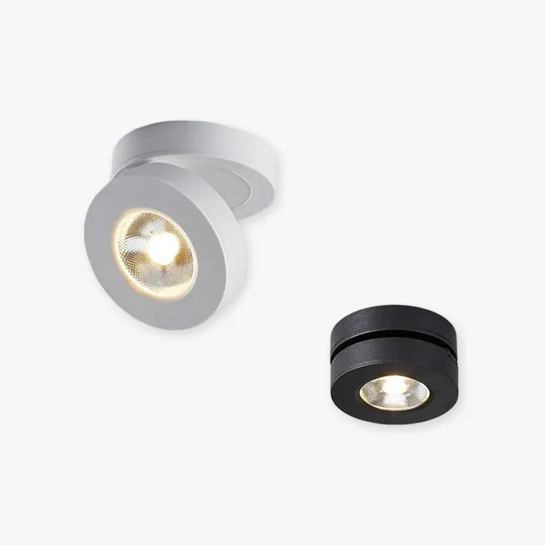 Black Inlay LED Flush Ceiling Lights