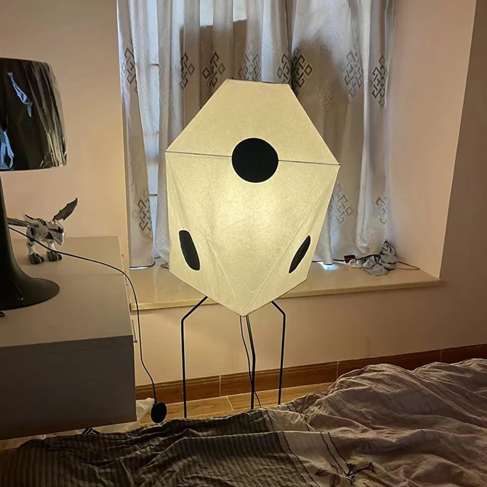 Geometric Shape Modern Art Tripod Floor Lamp