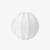 Fabric White Globe Floor Lamp & Pendant Light