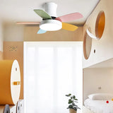 Multi-Color Bedroom Ceiling Fan With Light