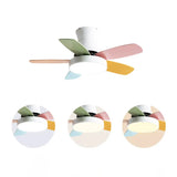 Multi-Color Bedroom Ceiling Fan With Light