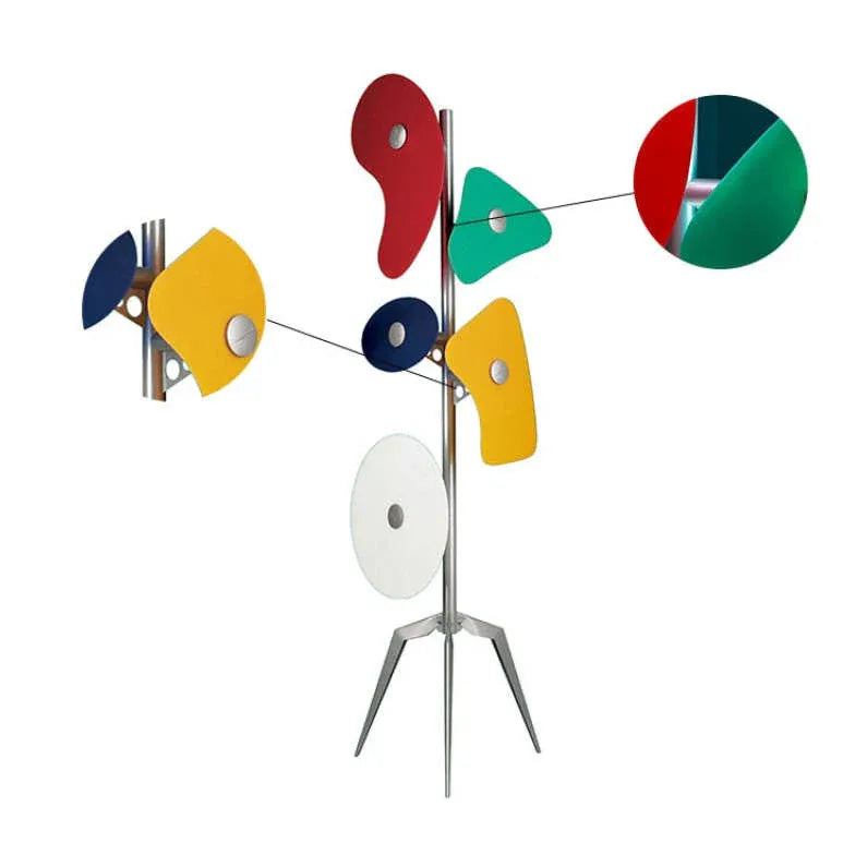 Colorful Multi-Head Abstract Floor Lamp