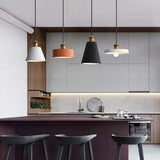 Black Round Cake Dining Room Pendant Light