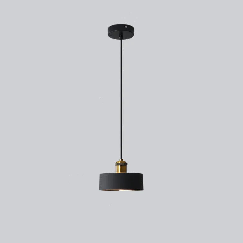 Black Round Cake Dining Room Pendant Light