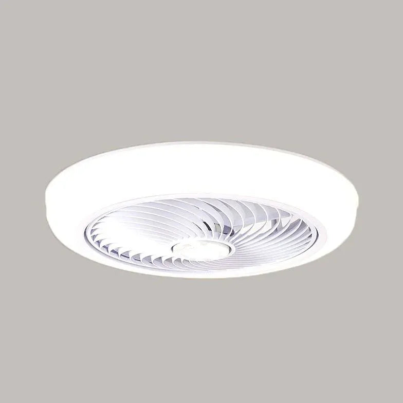 Invisible Spiral Bedroom Ceiling Fan with Light