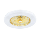 Integrated Disc Bedroom Ceiling Fan with Light