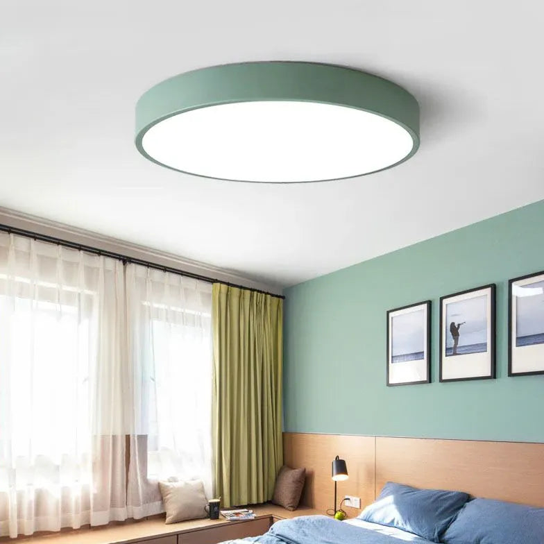 Blue Bedroom Modern Flush Ceiling Lights