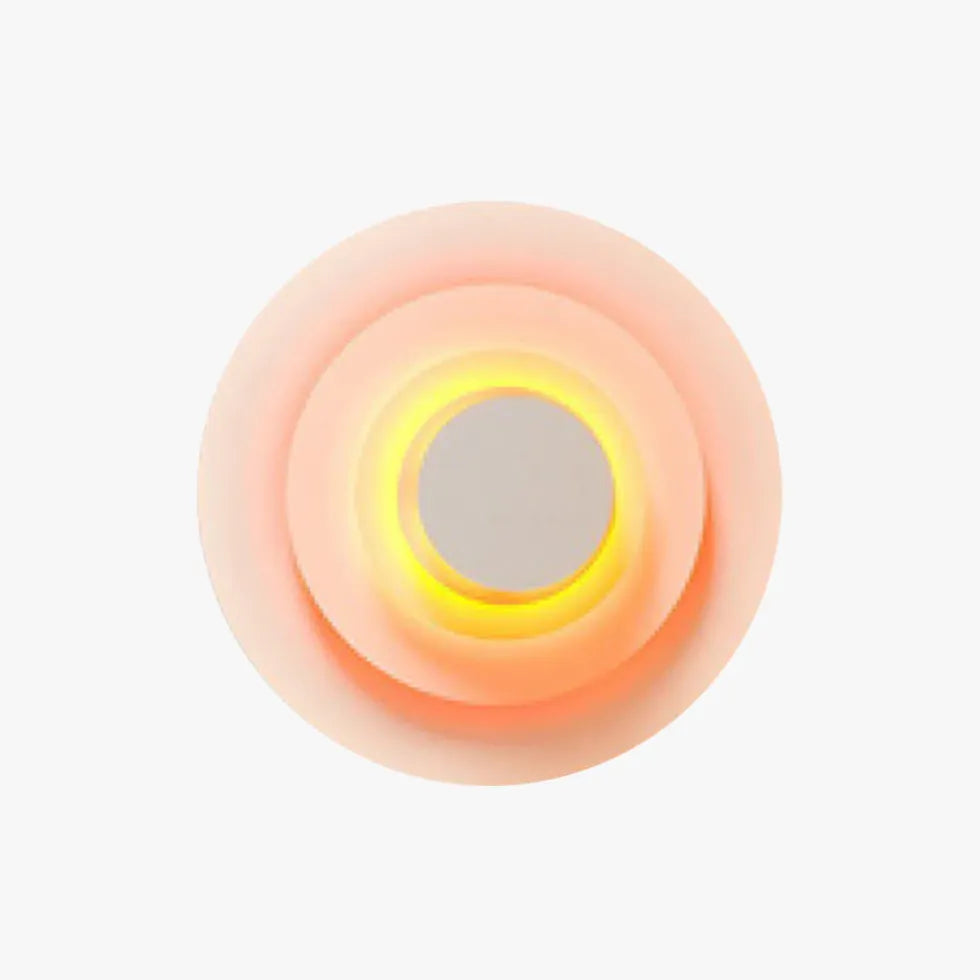 Round Gradient Led Modern Wall Lights