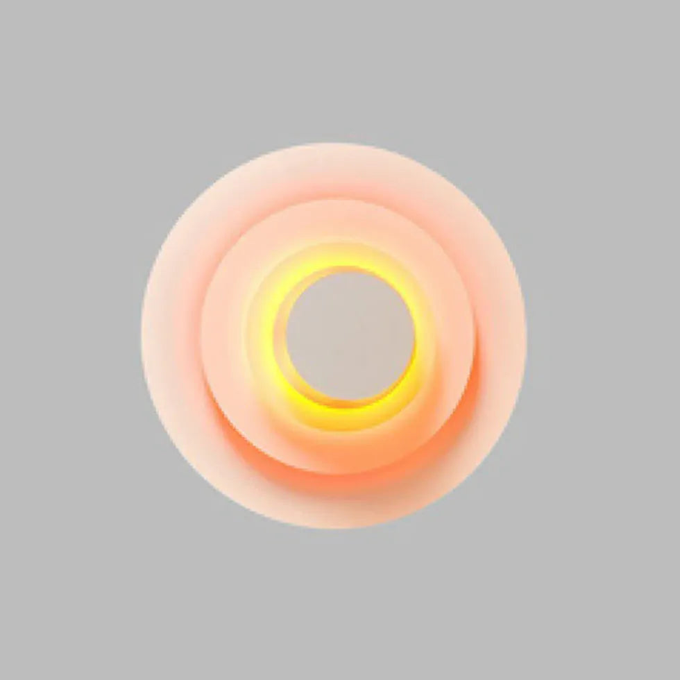 Round Gradient Led Modern Wall Lights