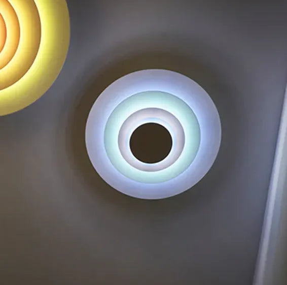 Round Gradient Led Modern Wall Lights