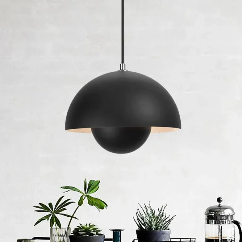 Hemispherical Art Modern Dining Room Pendant Light