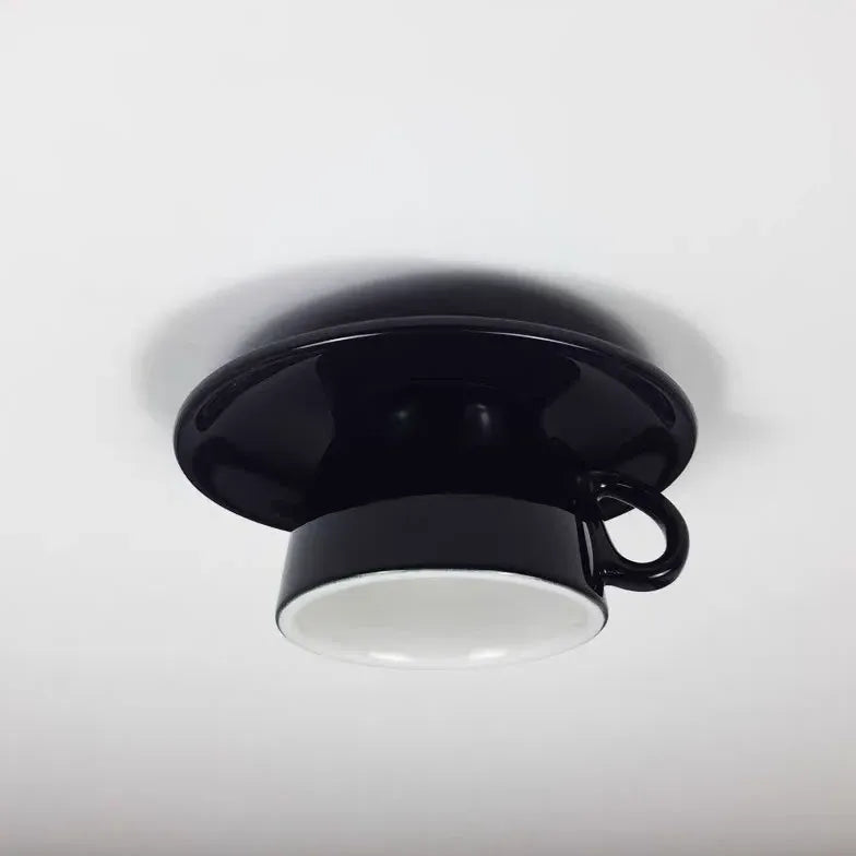 Coffee Cup Bedroom Flush Ceiling Lights