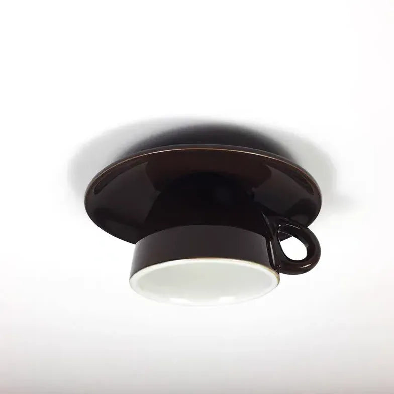 Coffee Cup Bedroom Flush Ceiling Lights