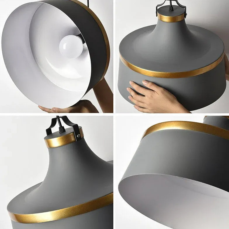 Wide Mouth Cone Vintage Pendant Light