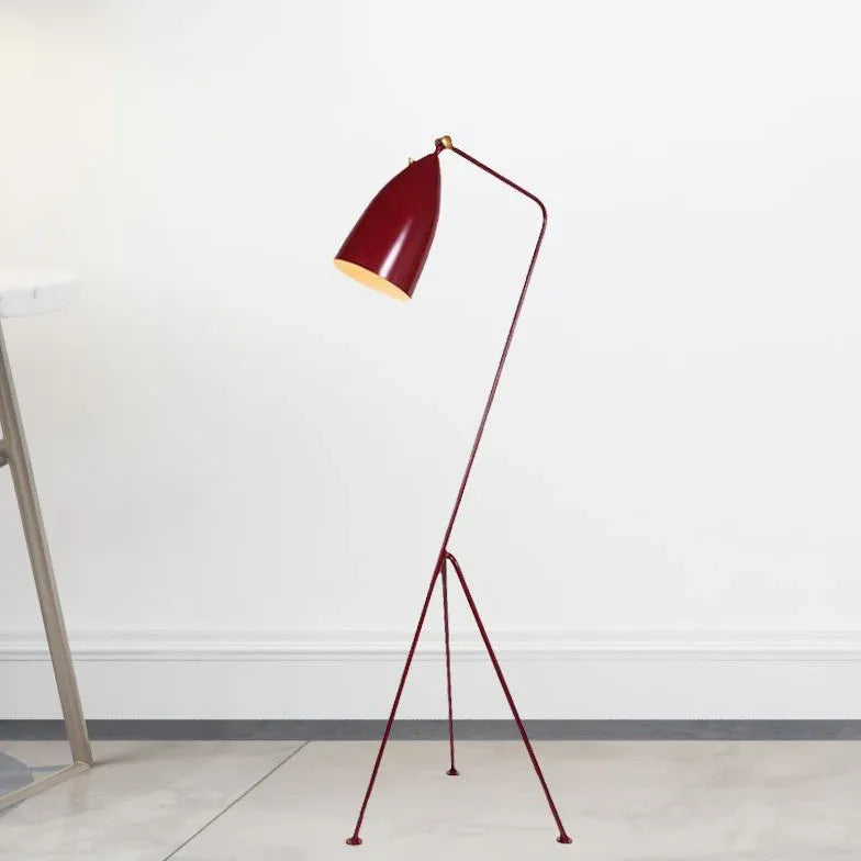 Slanted Tripod Minimalist Floor Lamp