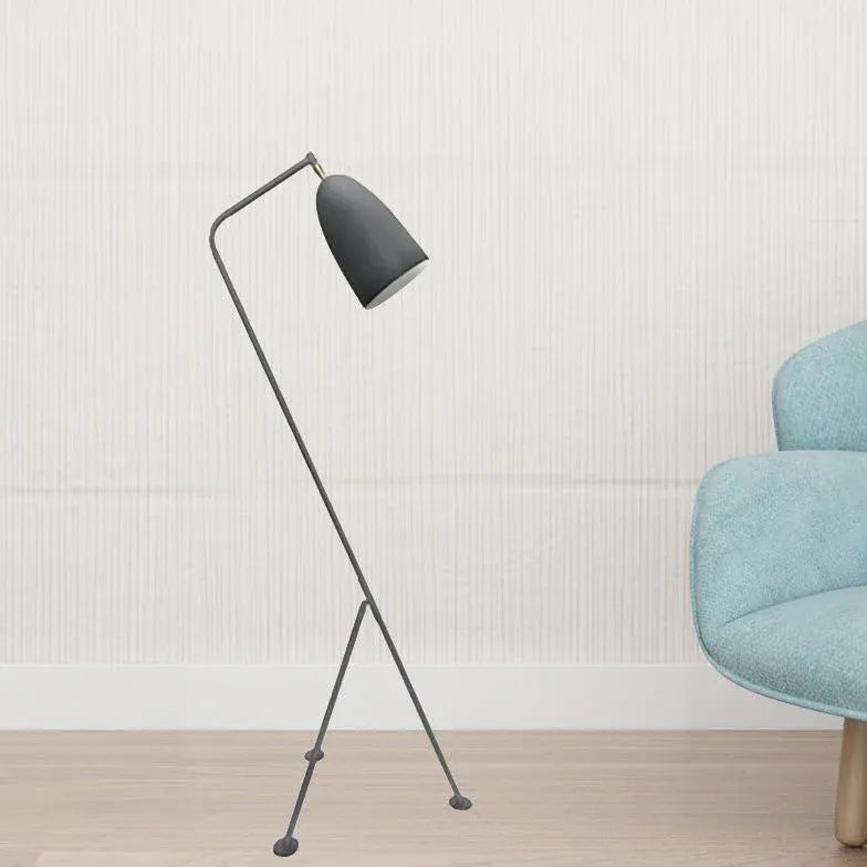 Slanted Tripod Minimalist Floor Lamp